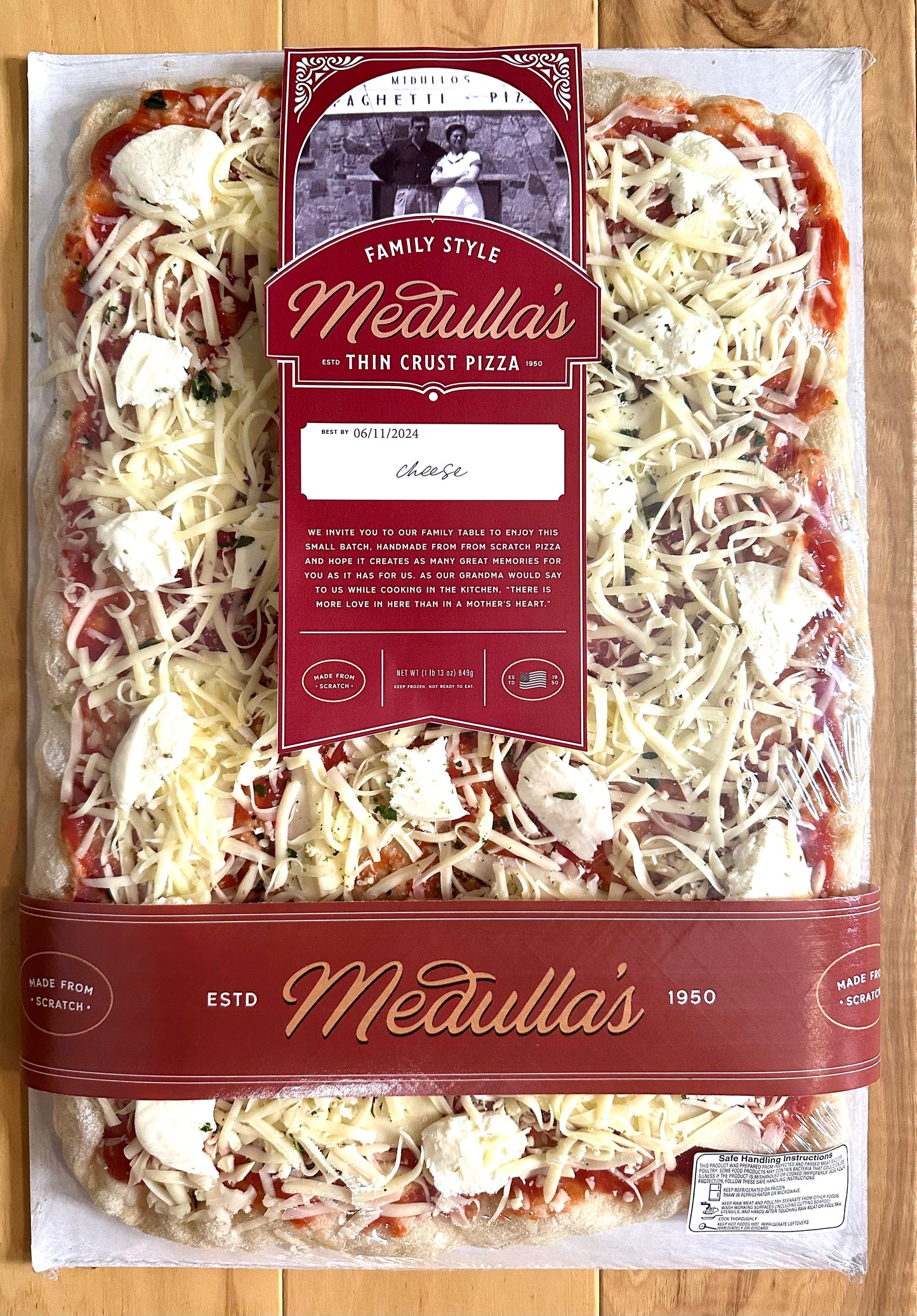 12X16 Cheese Pizza - Frozen