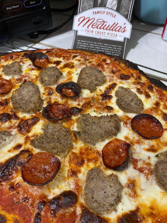 12X16 Pepperoni & Meatball Pizza - Frozen