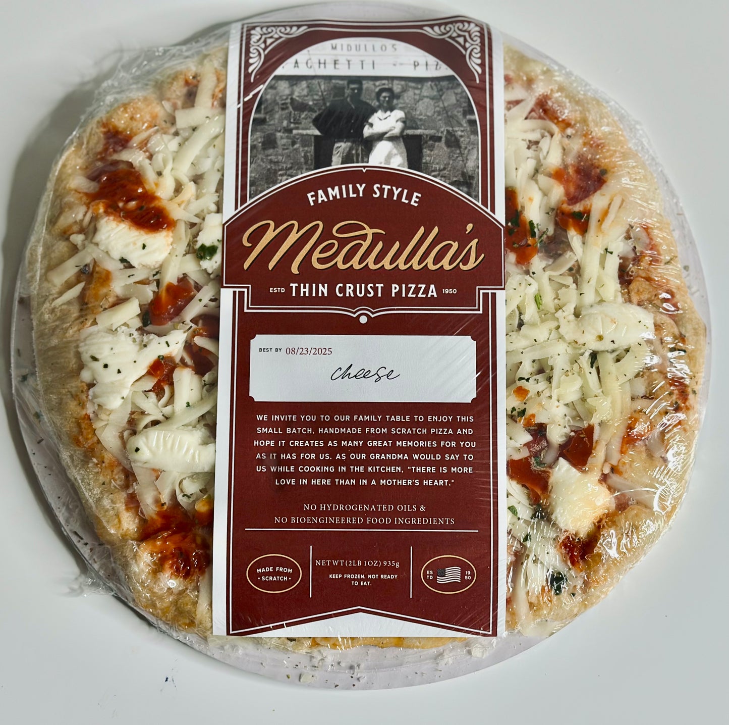 12 Inch Round Cheese Pizza - Frozen