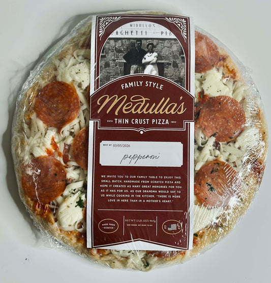 12 Inch Round Pepperoni Pizza - Frozen