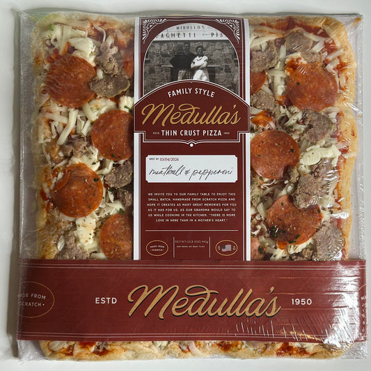 12X12 Meatball and Pepperoni Pizza - Frozen
